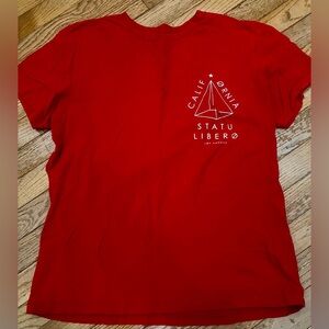 Free State Bold Red Tee Large